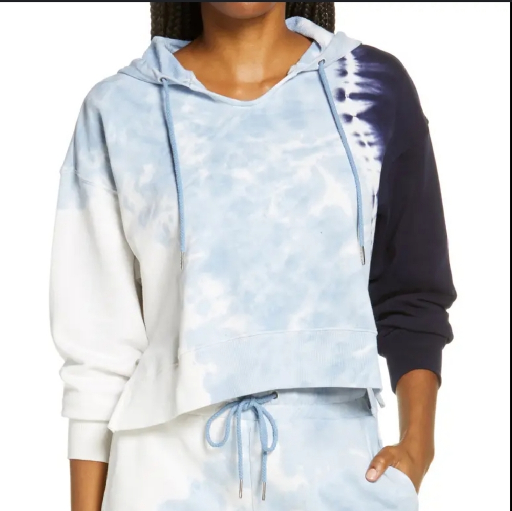 🌊 L *Space South Swell Tie Dye Pullover Hoodie